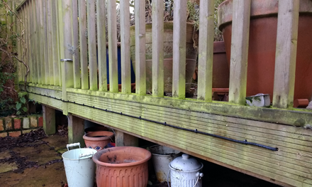 external ethernet cabling in hitchin through outside decking
