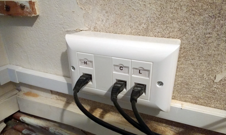 home computer network ethernet wall socket installation in hitchin hertfordshire