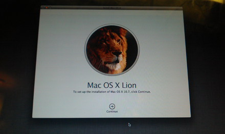 imac macos lion installation stevenage hertfordshire