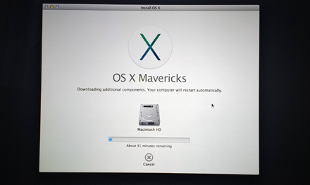 imac macos mavericks installation stevenage hertfordshire