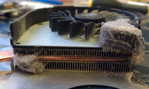 blocked laptop fan cleaning baldock