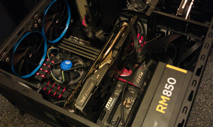 gaming pc computer fan installation hertfordshire